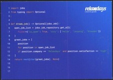 Advertising card Relaxdays  from Germany    avdpz