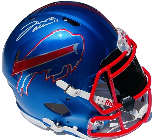 Buffalo Bills JOSH ALLEN Autographed Riddell Speed Authentic Football Helmet BAS