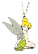 Peter Pan Tinker Bell Metal Charm Necklace