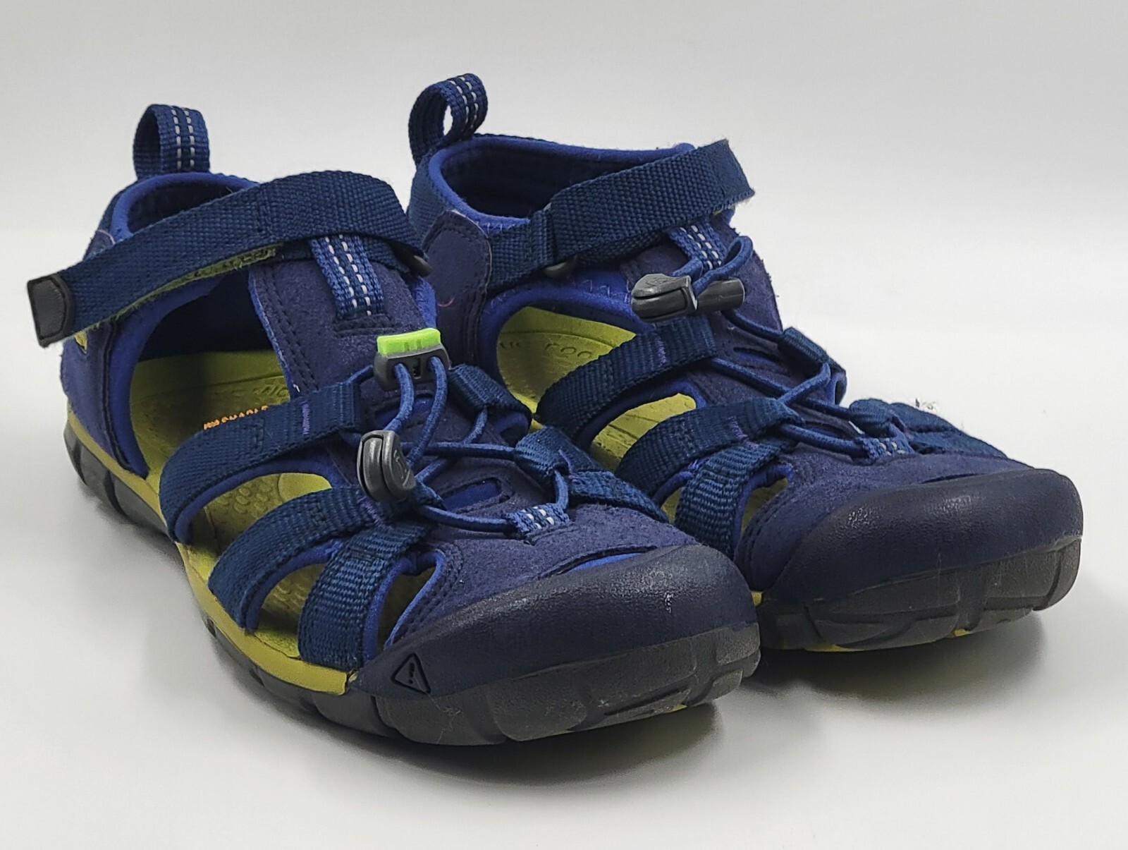 Sandali KEEN Seacamp II Cnx grandi per bambini taglia 4 ragazzo ragazza blu verde 1022993