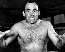 mick mc manus BRITISH RETRO WRESTLING 10 x 8 PHOTOGRAPH no 1