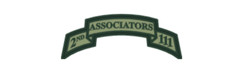 4" us army 2-111 associators tab bumper sticker decal usa made
