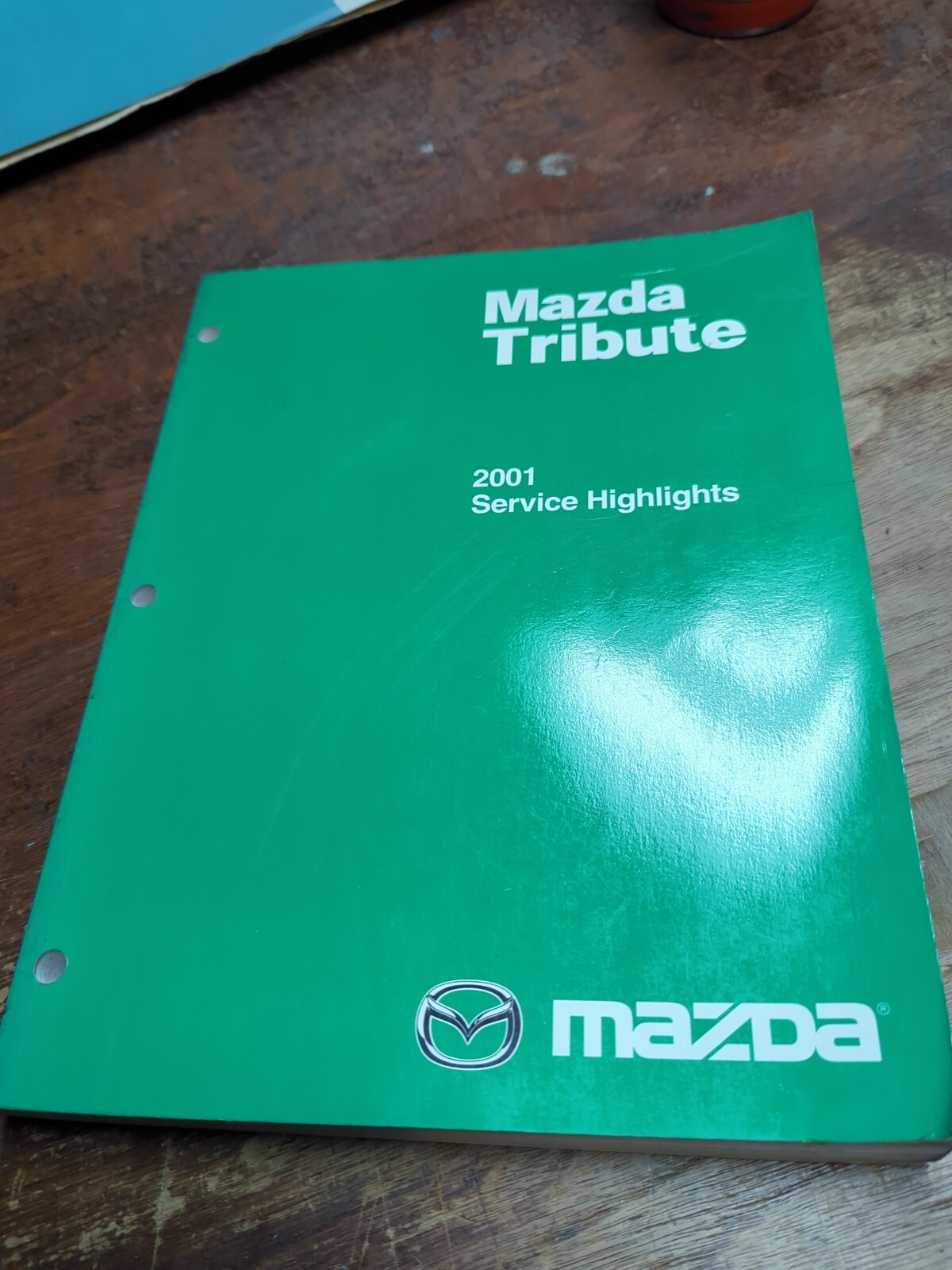 2001 Mazda Tribute Service Highlights Shop Repair Manual DX ES