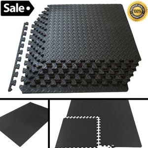 Heavyduty Gym Mat Rubber Floor Tiles Garage For Home Workout Image Is Loading Heavyduty Gym Mat Rubber Floor Tiles Garage For