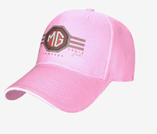 Ladies Mg Baseball Cap. In Pink With Classic Red Logo. Superb Value.ref..mpg-6