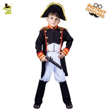 Boy's Captain Cosplay Costume Children Royal Pirate Outfits for Party