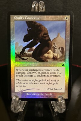 MTG Guilty Conscience Scourge FOIL LP Light Play Magic The Gathering