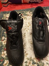 Early 80s. Never Worn. Black. Reebok Freestyle Women  s Size 8.