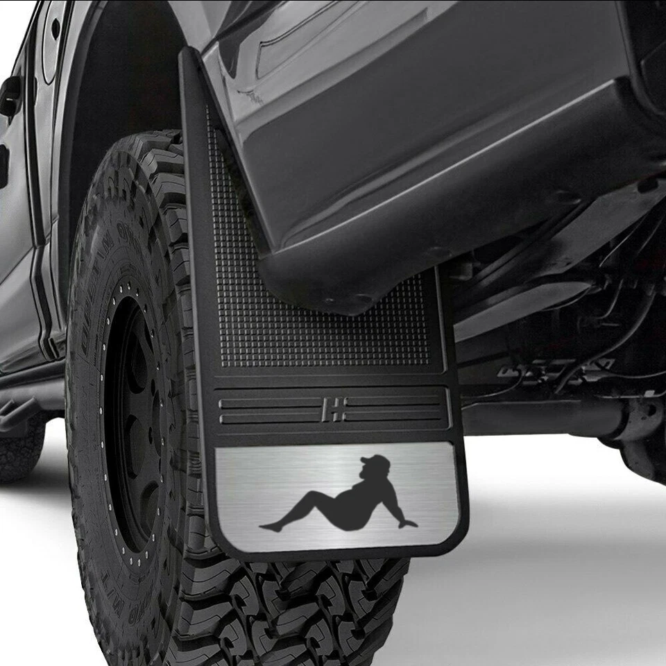 Guardabarros trasero HUSKY MudDog aletas carrocería Fat Dad para GMC Sierra 1500 2500 3500 HD Foto 2 de 4