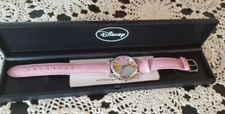 Disney MZB Woman's/Big Girls Tinkerbell Pink Watch Leather Band TNK485
