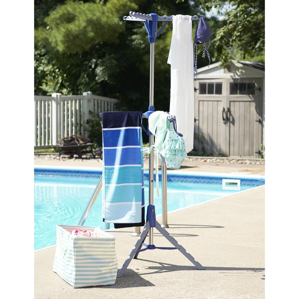 5012-1 Portable 2-Tier Clothes Drying Rack Tri-pod | Dry Wet Laundry or Hang ... - Image 3 of 4
