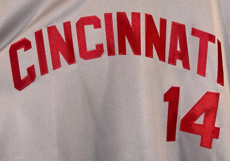 Pete Rose #14 Cincinnati Reds Gray Jersey – Majestic Cooperstown 2XL NWOT - Image 4 of 4