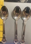 Chantilly By Gorham Sterling Spoons, Set Of 3, 2.96oz