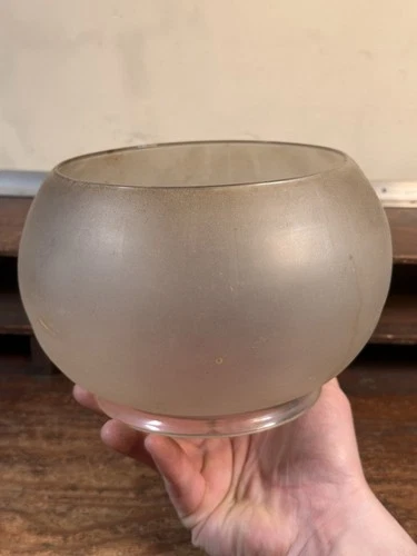 Gas Lamp Frosted Glass Lamp Shade Part Chimney Globe Shade Oil Lamp