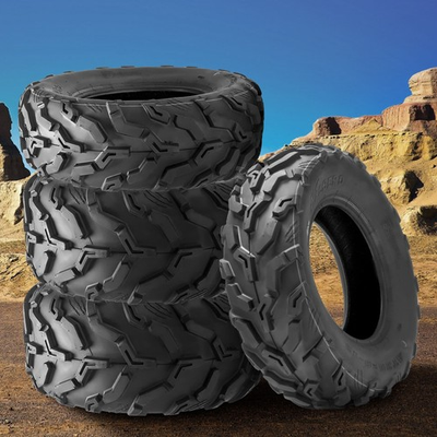 #ad #ad Full Set 4 24x8 12 24x10 12 ATV Tires 24x8x12 24x10x12 UTV Mud All Terrain 6PR $309.99