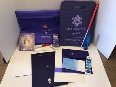 2002 Salt Lake Winter Olympic Opening Ceremony Kit Complete Unused, Extras