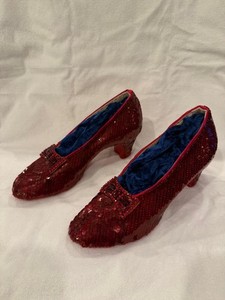 Ruby Slippers--Struthers-made, museum-grade reproduction, Smithsonian Consultant