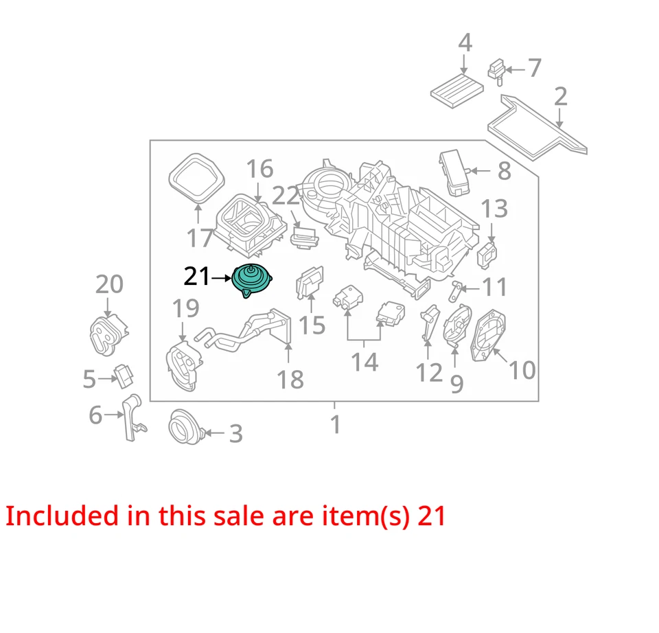 2012 Suzuki Equator Heater AC Blower Motor OEM 106K Miles - LKQ410028784 - Image 4 of 4