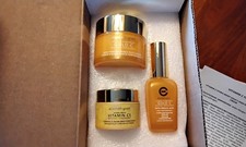 Elizabeth Grant Vitamin C mit Gold 3 teiliges Gesichtspflegeset Neu