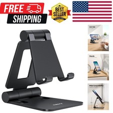 Fully Adjustable Foldable Desktop Phone Holder Cradle Dock Compatible