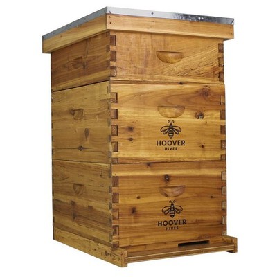 Hoover Hives Complete 10 Frame Beehive Kit Double Wax Dipped Langstroth