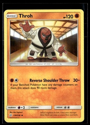 2019 Sun & Moon - Cosmic Eclipse,. Throh Basic/Uncommon #118