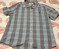 Penguin By Munsingwear Men's Button Down Shirt Size Large