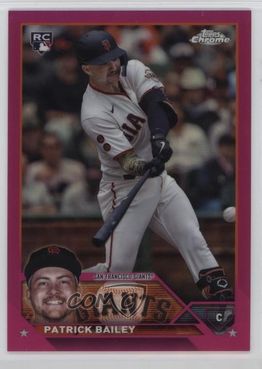 2023 Topps Chrome Update Magenta Refractor /399 Patrick Bailey #USC217 5d5