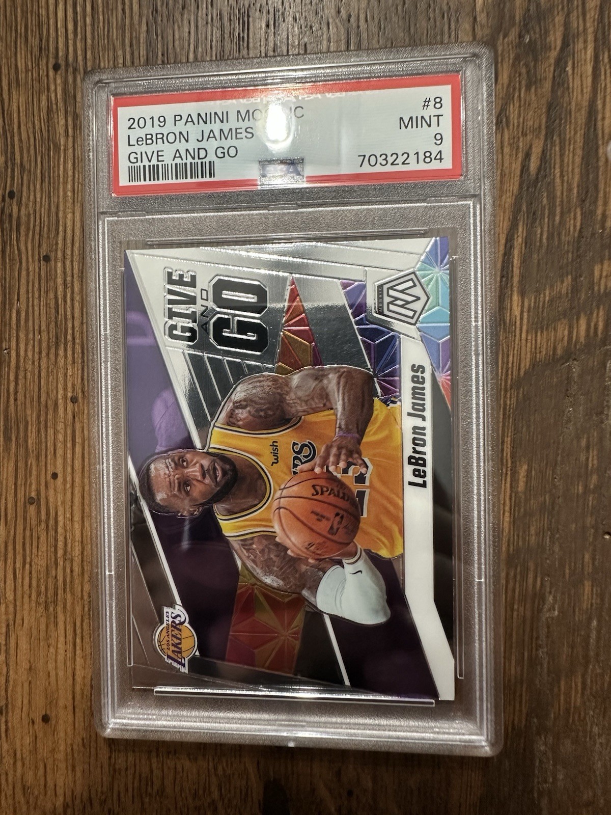 2019-20 Panini Mosaic - Give and Go LeBron James #8