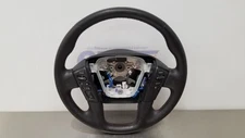 21 NISSAN TITAN PRO-4X STEERING WHEEL BLACK LEATHER HEATED