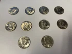 1964 Kennedy Half Dollar Silver Business Strike 10 Coin Lot