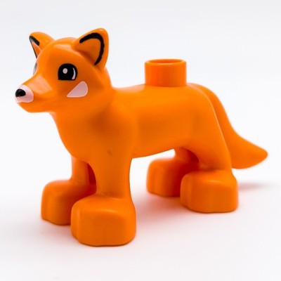 LEGO DUPLO Fuchs Tier Figur Wald Tiere Zoo 18808c01pb01