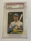 1989 Topps Traded Ken Griffey Jr Rookie RC PSA 8 MINT #41T Mariners