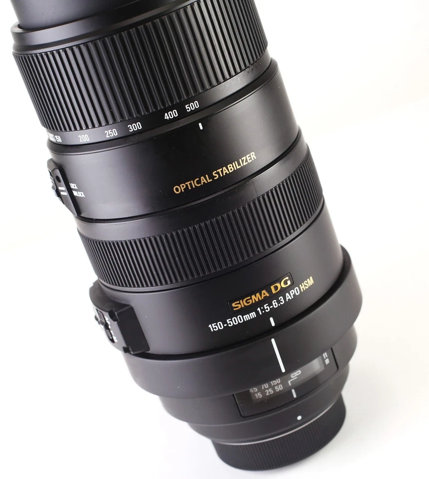 Sigma DG 150-500mm F5-6.3 APO HSM OS Lens Nikon Refurbished +12Month Guarantee. - Image 4 of 4