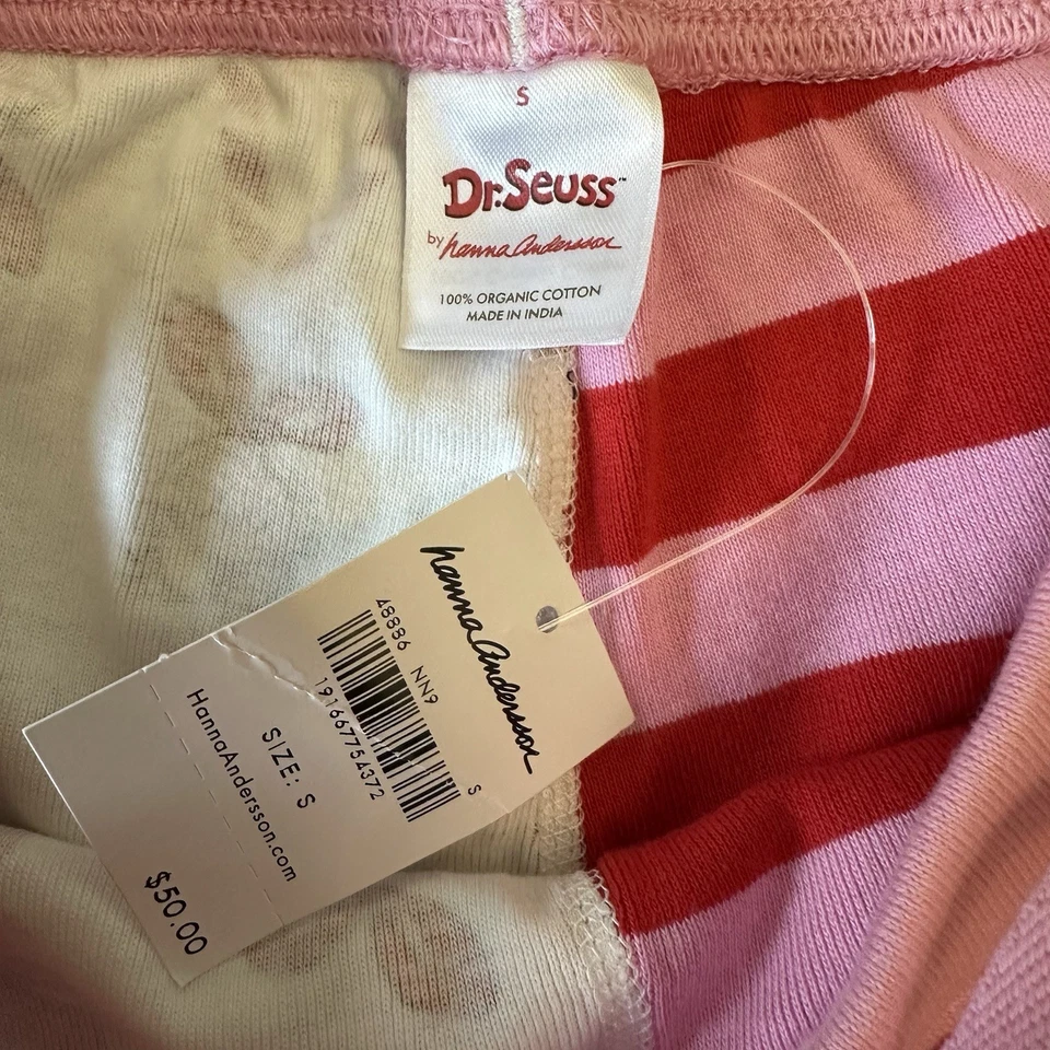 NEW Hanna Andersson Womens Grinch Cindy Lou Who Holiday PJ Pants Long John Small - Image 3 of 4