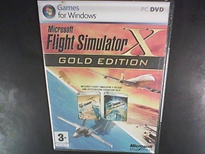 Flight Simulator X - Gold Edition (PC), Flight Simulator X, Used; Good Book