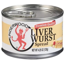 Underwood Liverwurst Spread, 4.25Oz Can (Pack Of 6)