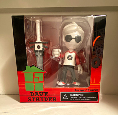 What Pumpkin Homestuck Dave Strider Collectible Vinyl Figure Opened 2013