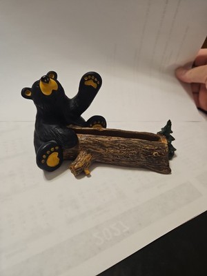 Bear Foots Montana Artist Jeff Flemming ''Barney''BUSINESS CARD HOLDER #108 of 835