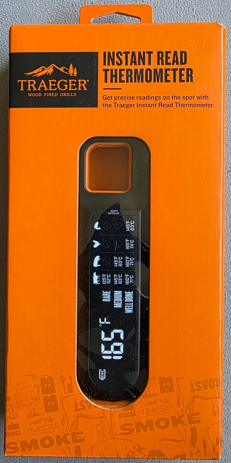 Traeger Instant Read Thermometer - BAC872 NEW
Opens in a new window or tab