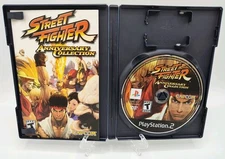 Street Fighter Anniversary Collection (PS2, 2004) *CIB* VGC* Black Label* Tested