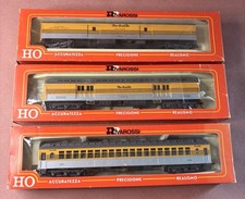 Lot of 3 Rivarossi HO Scale D&RGW Rio Grande Passenger Cars - In Original Boxes
