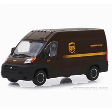 GreenLight 1/43 2018 RAM ProMaster 2500 Cargo High Roof UPS alloy car model Coll