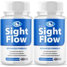 (2 Pack) Sight Flow Support Healthy Eye Vision & Function SightFlow 120 Capsules