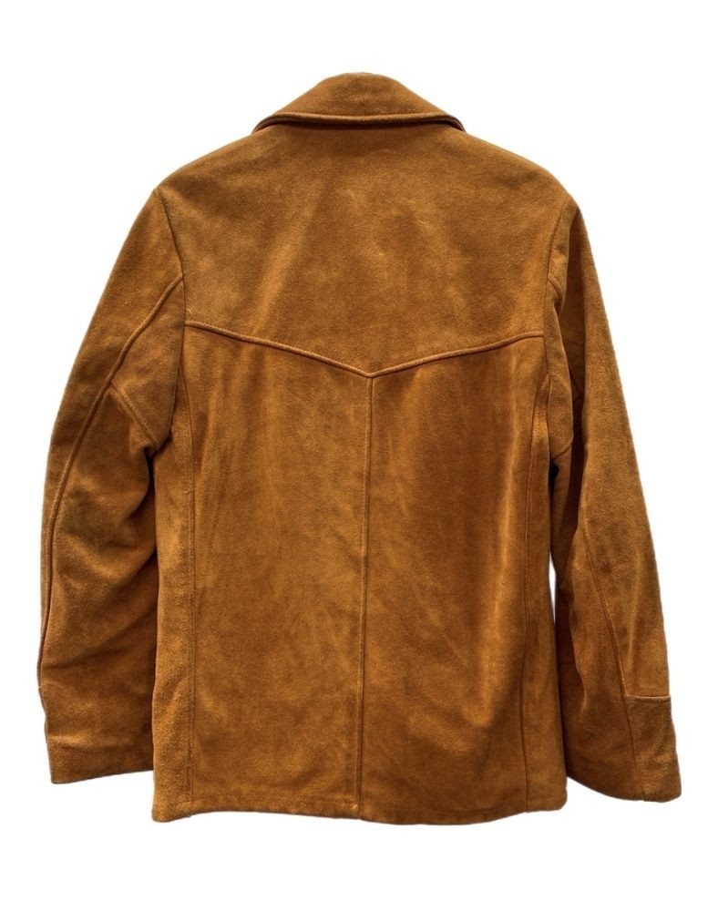 Schott Schott Western Suede Jacket Button Biker O… - image 2