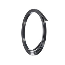 2 Pack Plastic Binding Purfling Strip 1650x6x1.5mm for Guitar Black DIY