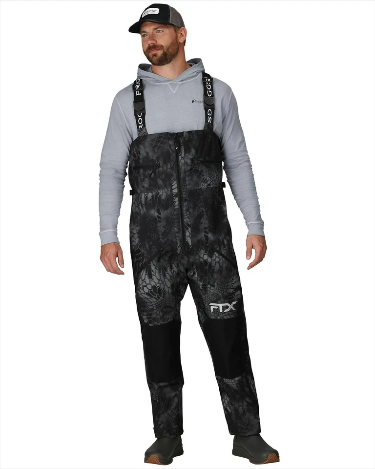 Babadores masculinos impermeáveis ajuste atlético com joelhos reforçados - para pesca e muito mais - Imagem 3 de 4