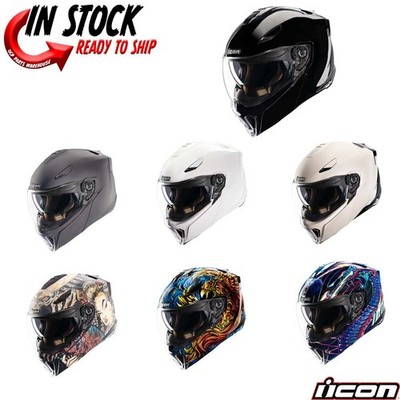 NEW! ICON THRESHOLD MODULAR MOTORCYCLE HELMET - PICK SIZE & COLOR