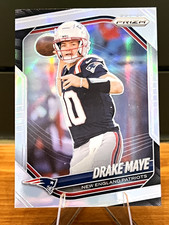 2025 Panini Prizm Drake Maye #165 Silver Prizm