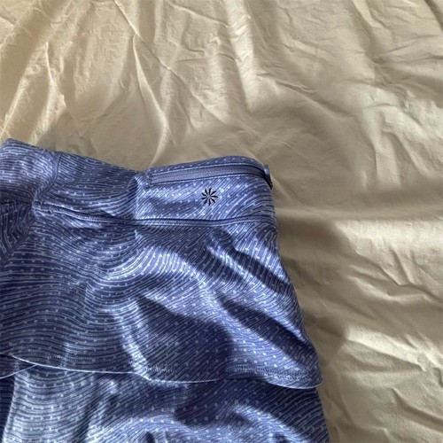 Athleta Girl Swing Skort Blue Pattern Size M 8-10 Activewear - Picture 3 of 5